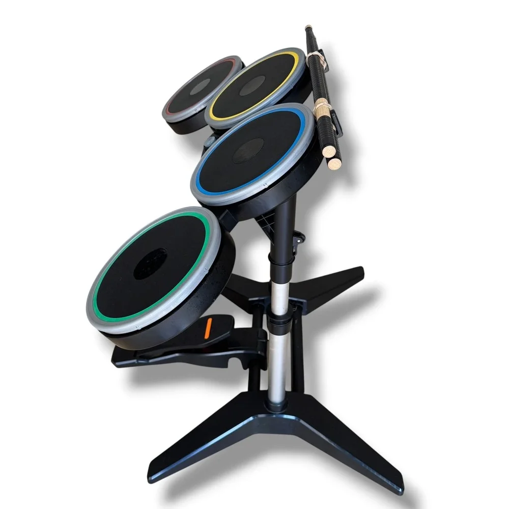 Rock Band 4 Wireless Drum Set for Xbox One Mad Catz 91162 with Pedal and Sticks